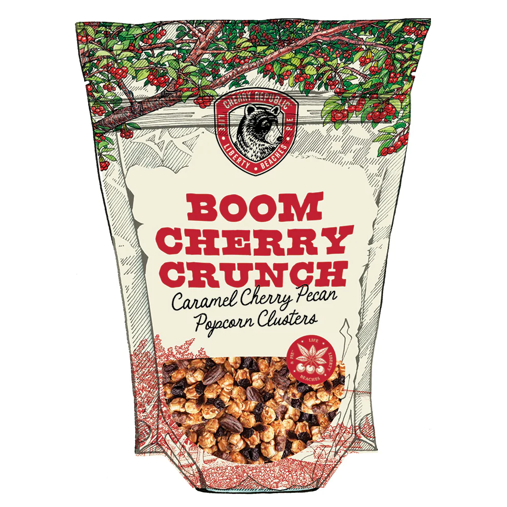 Boom Cherry Crunch Caramel Popcorn