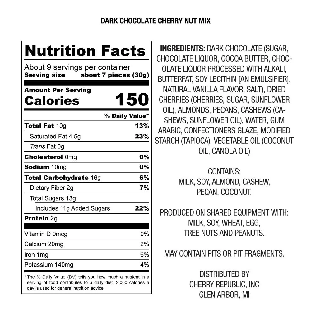 Dark Chocolate Cherry Nut Mix - Image 3