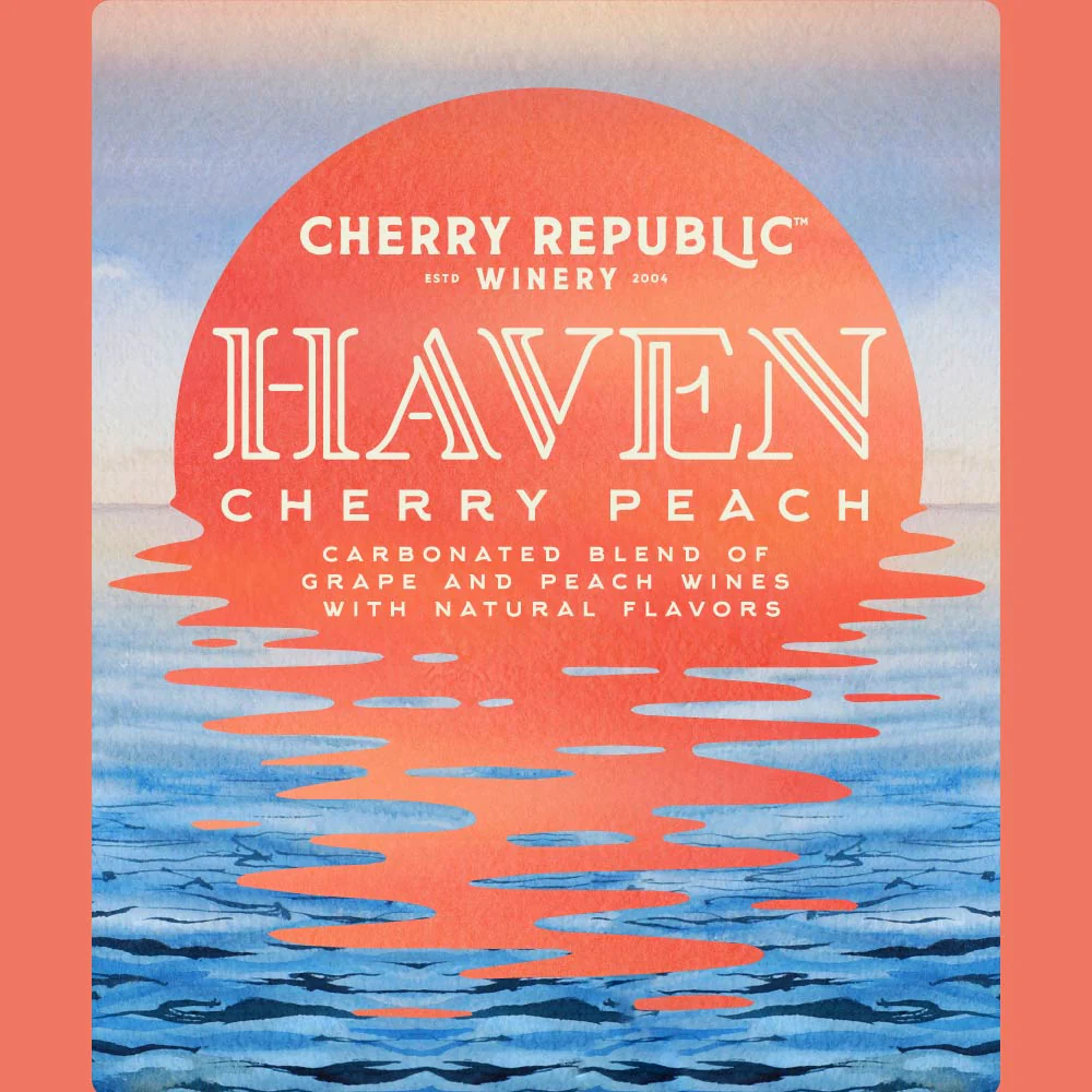 Haven Peach Cherry Sparkling Wine