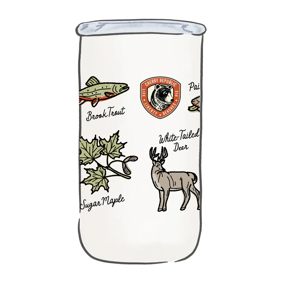 Mi Nature12oz White Tumbler