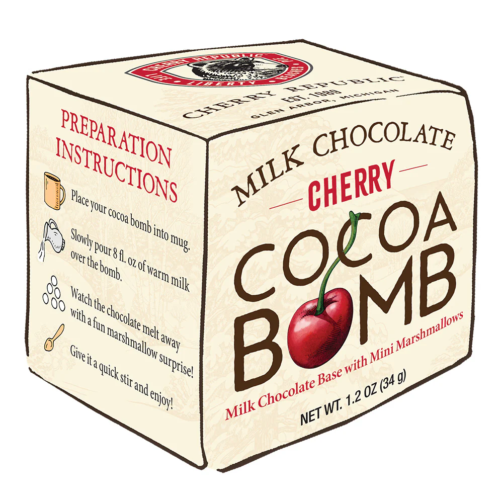Milk Chocolate Cherry Cocoa Bomb