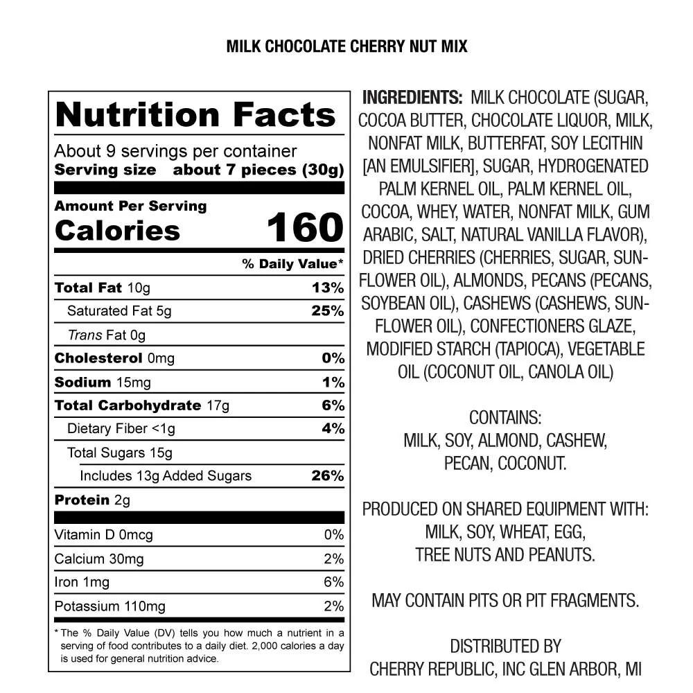 Milk Chocolate Cherry Nut Mix - Image 3